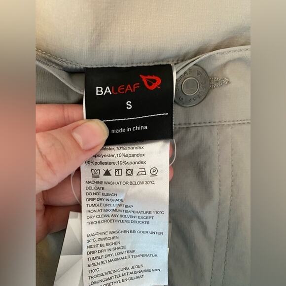 Baleaf Women's Sm Athletic Outdoor Hiking Tennis Active Golf Gray Skort Resort - Picture 7 of 13